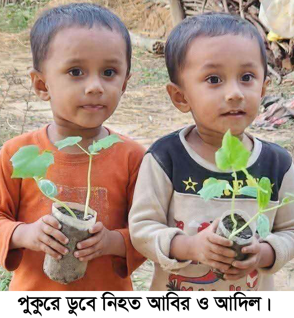 লোহাগাড়ায় পুকুরে ডুবে জমজ ভাইয়ের মৃত্যু